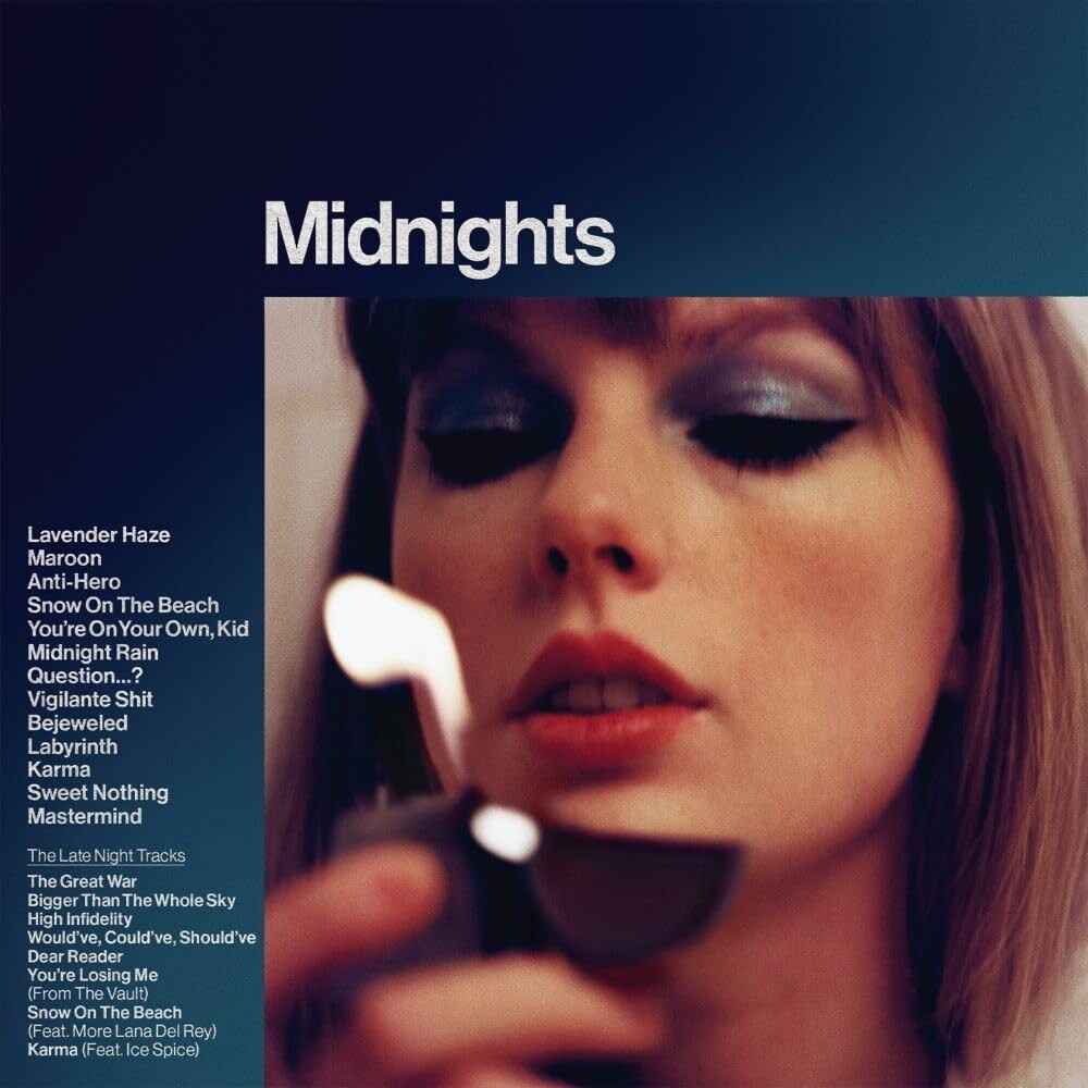 TAYLOR SWIFT MIDNIGHTS THE LATE NIGHT EDITION 7 EP SIZE SLEEVE JAPAN CD