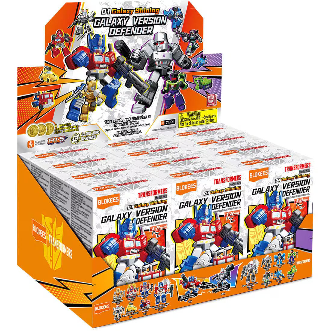 TAKARA TOMY Mall Transformers Blockees Defender Vol.1 DP-BOX Figure Set NEW