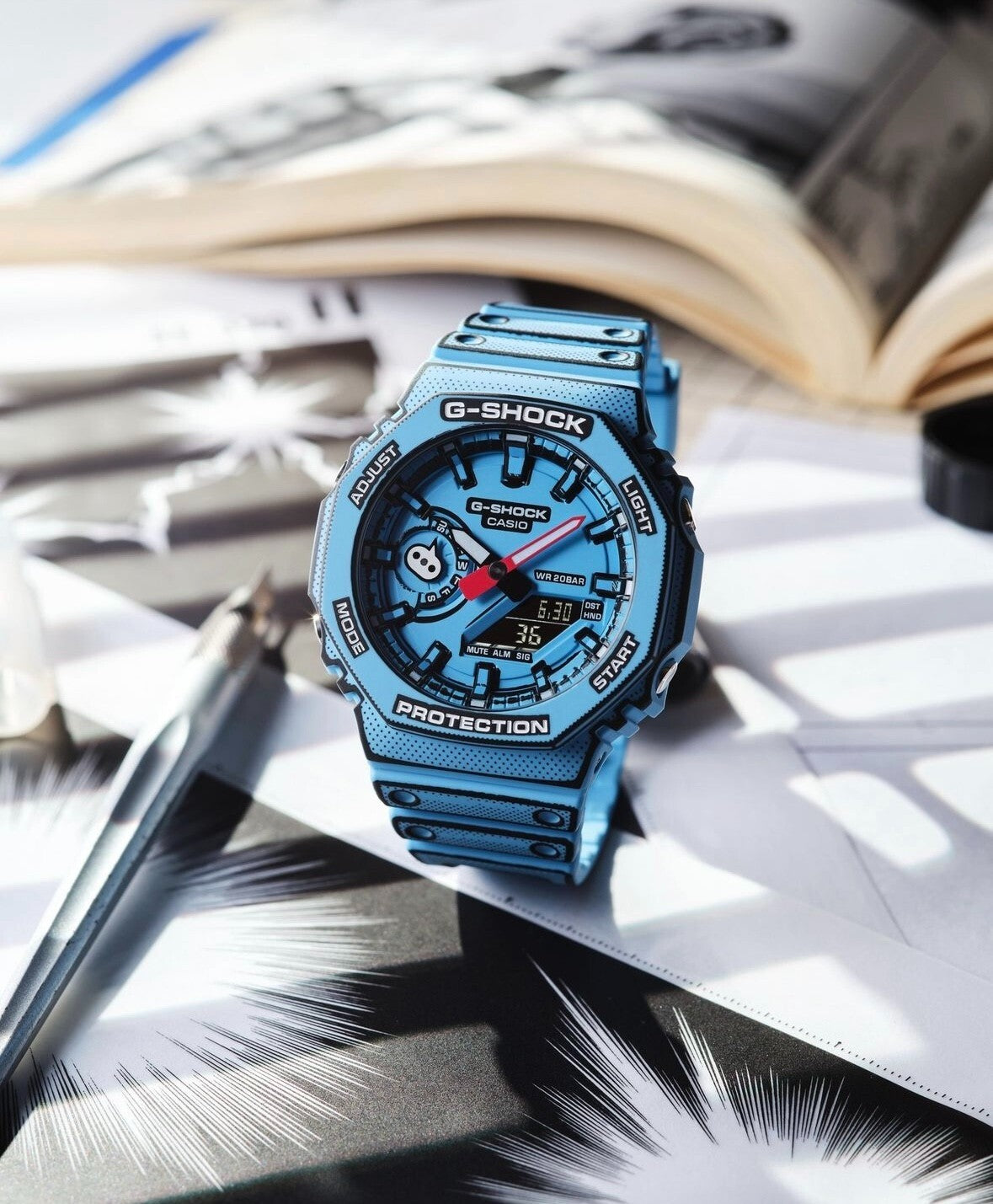 GA-2100 G-SHOCK MANGA THEME GA-2100MNG-2AJR from JP