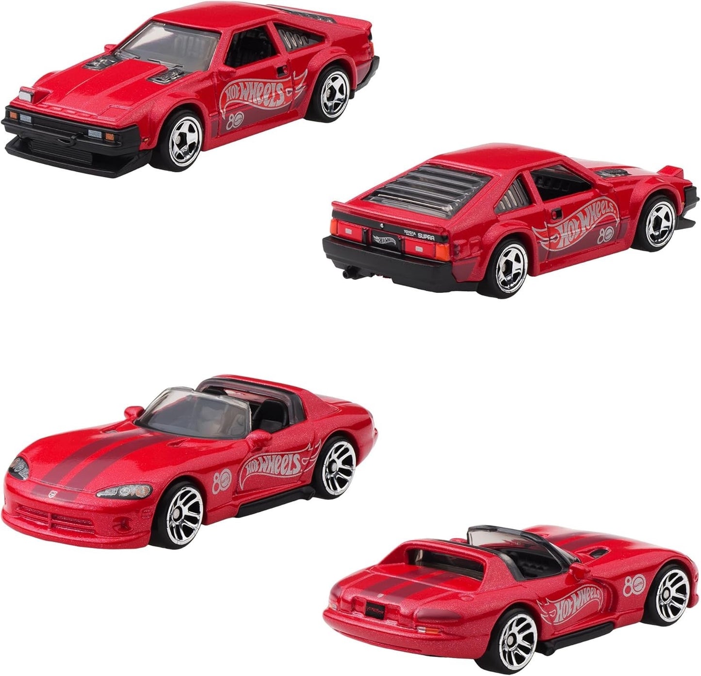 Hot Wheels 2025 Silver Series Mattel 80th Anniversary Box Set - 8 pack