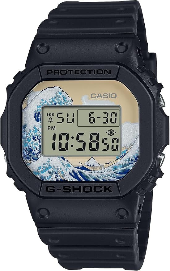CASIO G-SHOCK DW-5600KHK24-1JR Hokusai "Thirty-six Views of Mount Fuji"