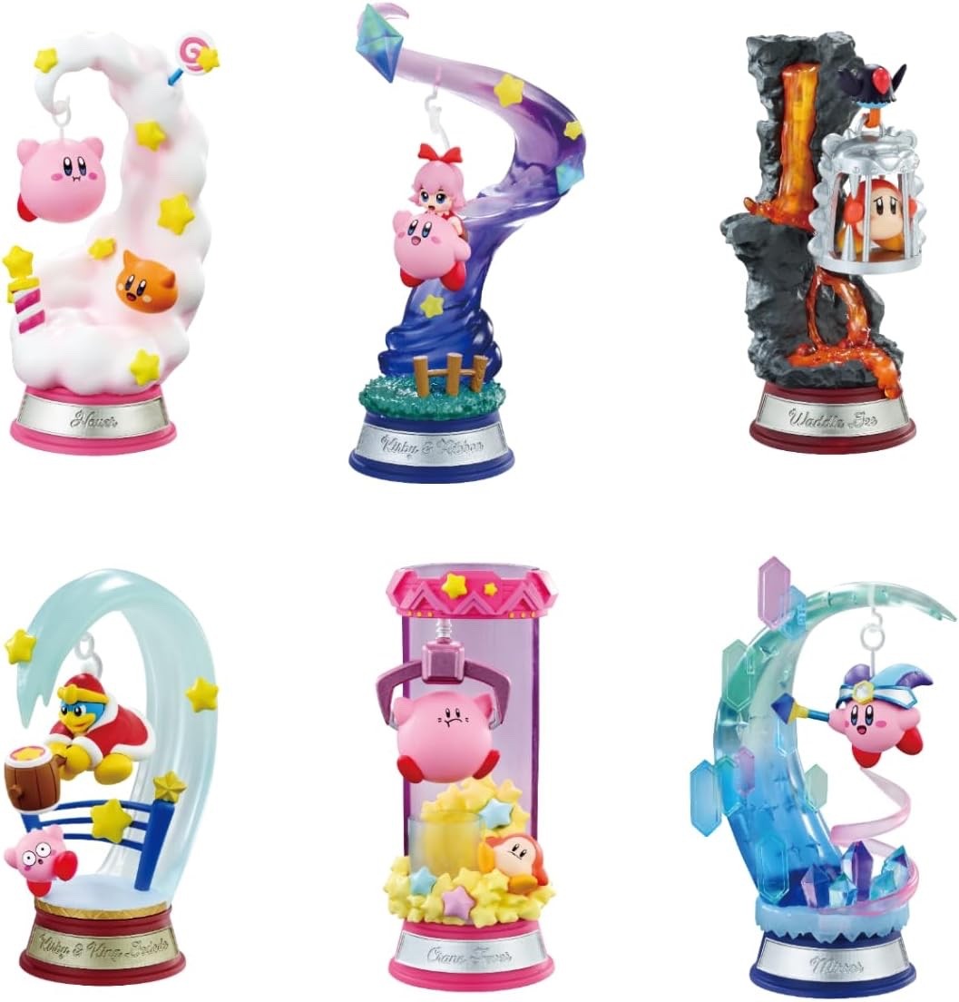Re-Ment Miniatures Kirby of the Stars Swing Twinkle Traveler Box Set