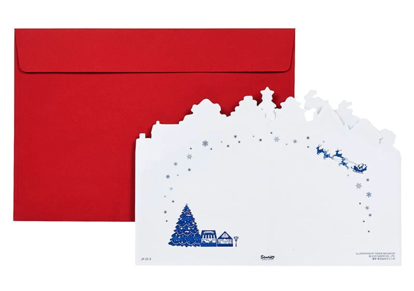 Christmas Greeting Card 2026 Japanese Made in Japan