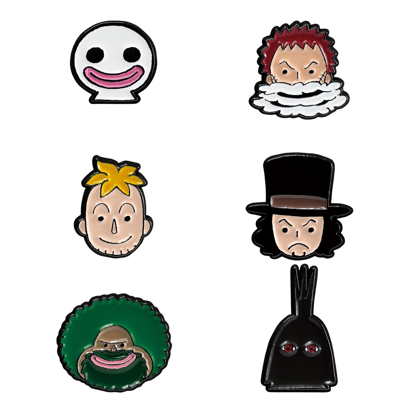 One Piece Base Shop Exclusive Metal Face Pins Japan Exclusive New