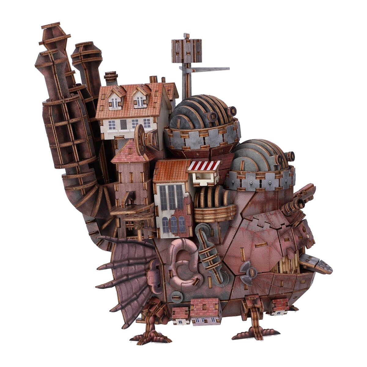 ki-gu-mi Studio Ghibli Howl's Moving Castle Color Version Wooden 3D Puzzle NEW