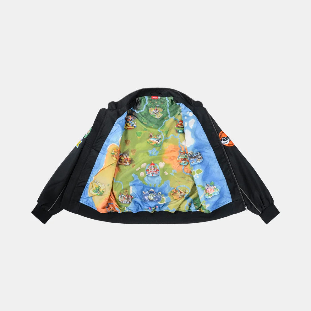 Nintendo Super Mario Mario Kart World Racing Jacket Black Japan New