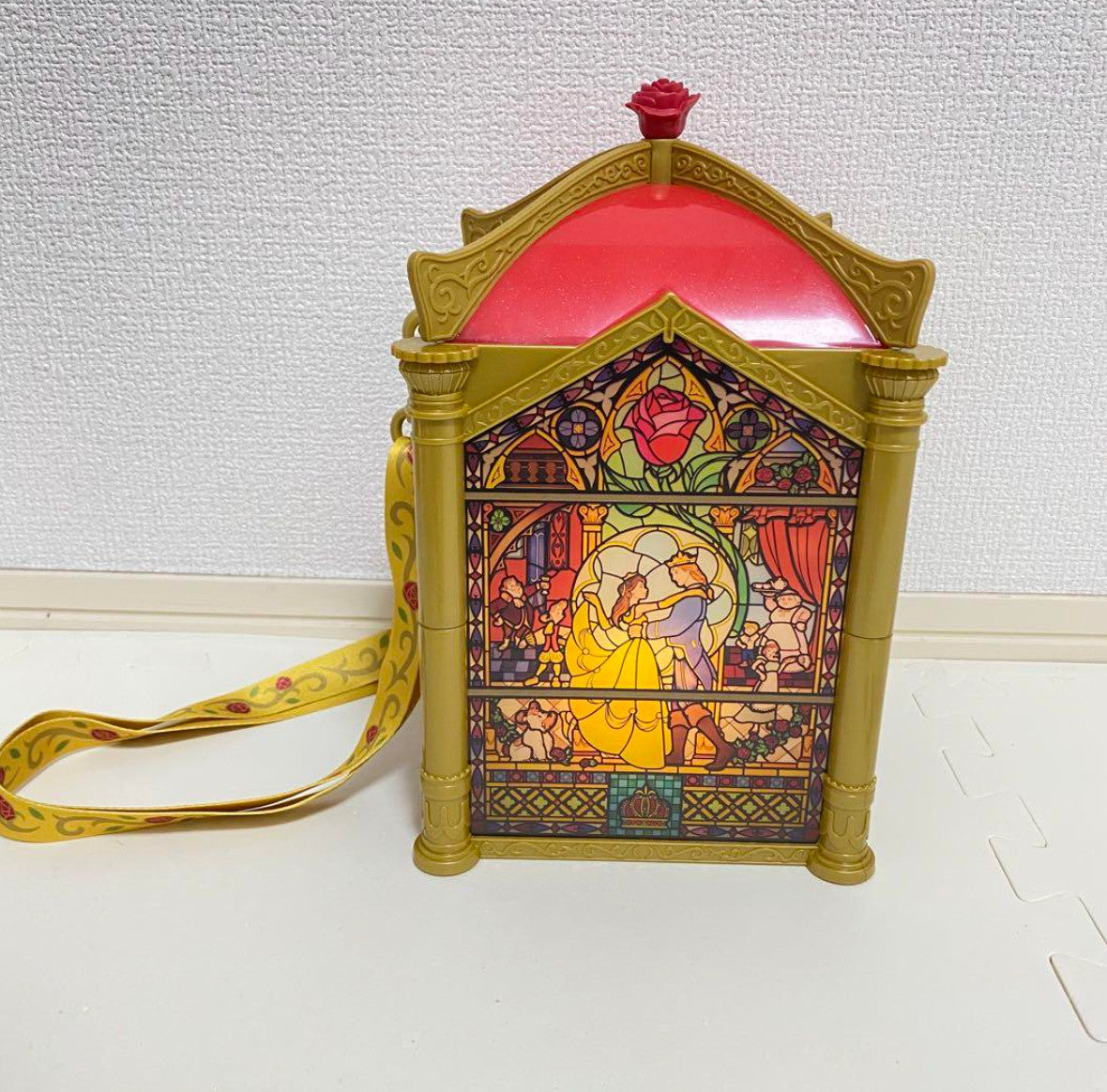 Beauty and the Beast Popcorn Bucket Tokyo Disney Resort Lamp Light with Strap