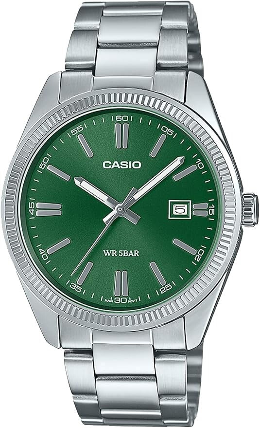 CASIO Collection MTP-1302D-3AJF Dark Green Quartz Men's Watch From Japan