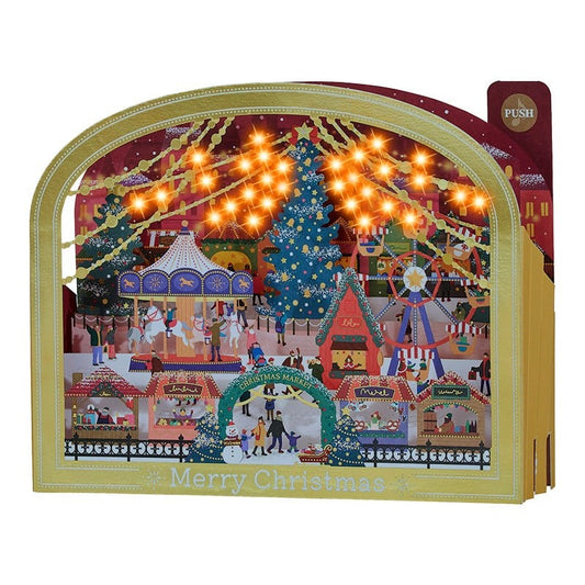 2026 Christmas Greeting Card with Light & Music japan