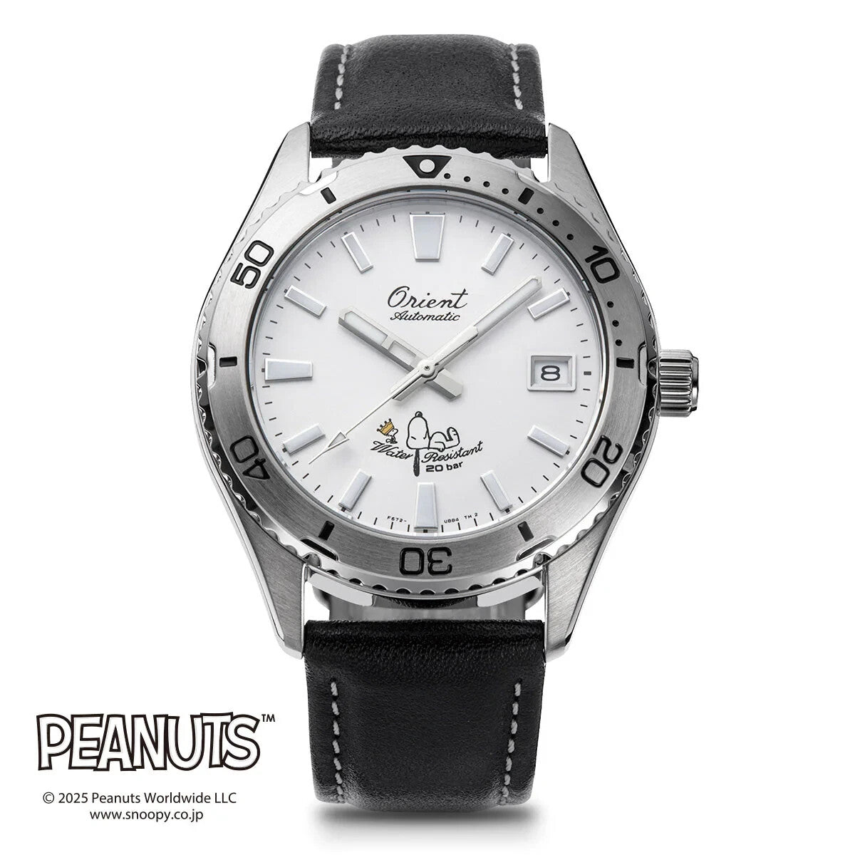 Orient x Peanuts Snoppy & Woodstock Limited Automatic Mako Watch RA-AC0Q08S
