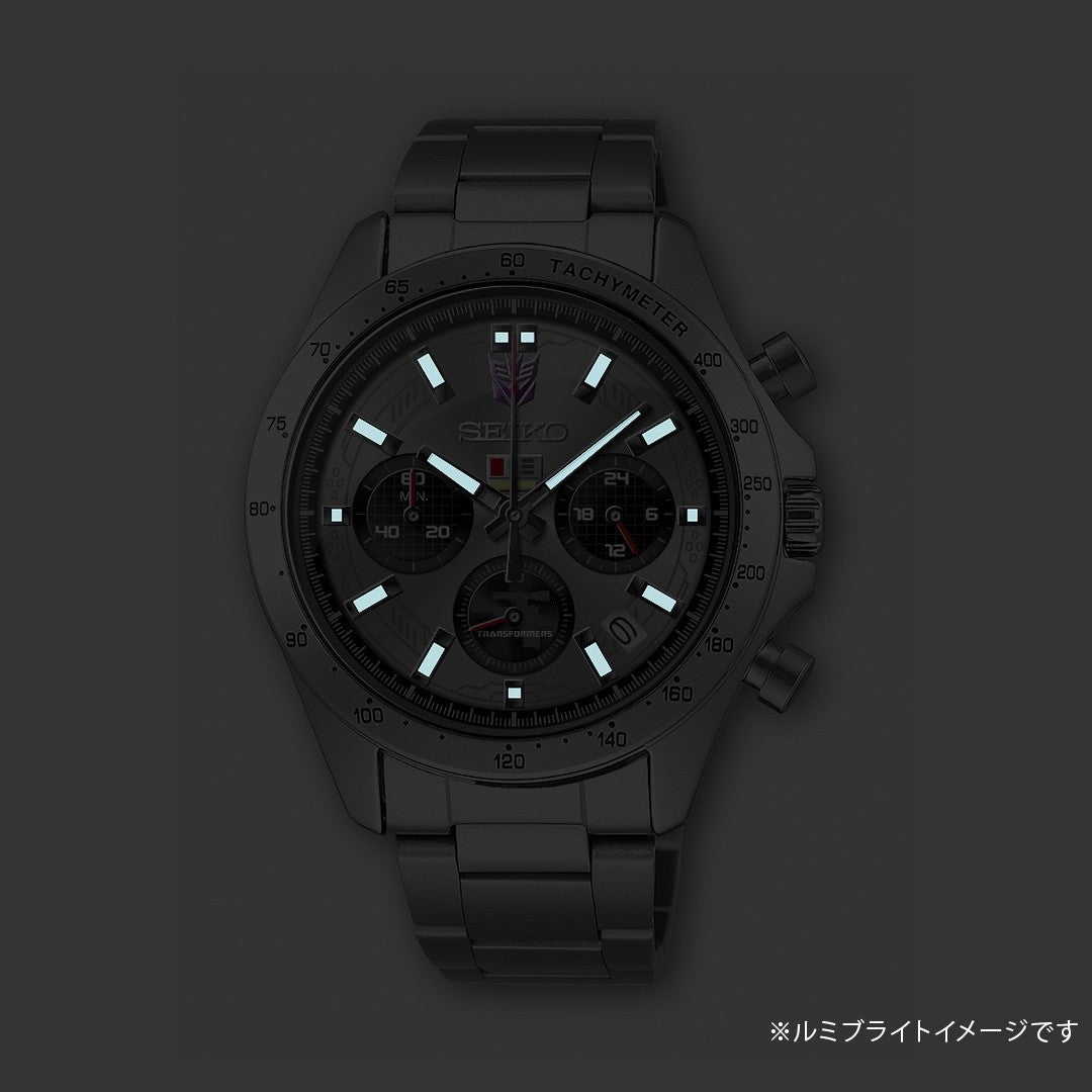 Transformers x Seiko Collaboration Model Watch DECEPTICON Limited to 300 New