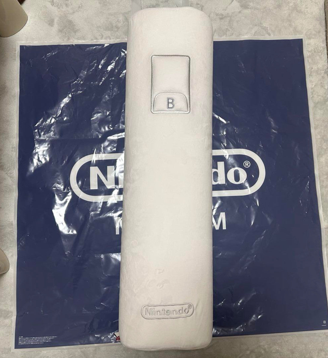Nintendo Museum Wii Controller Plush toy Big Cushion Limited