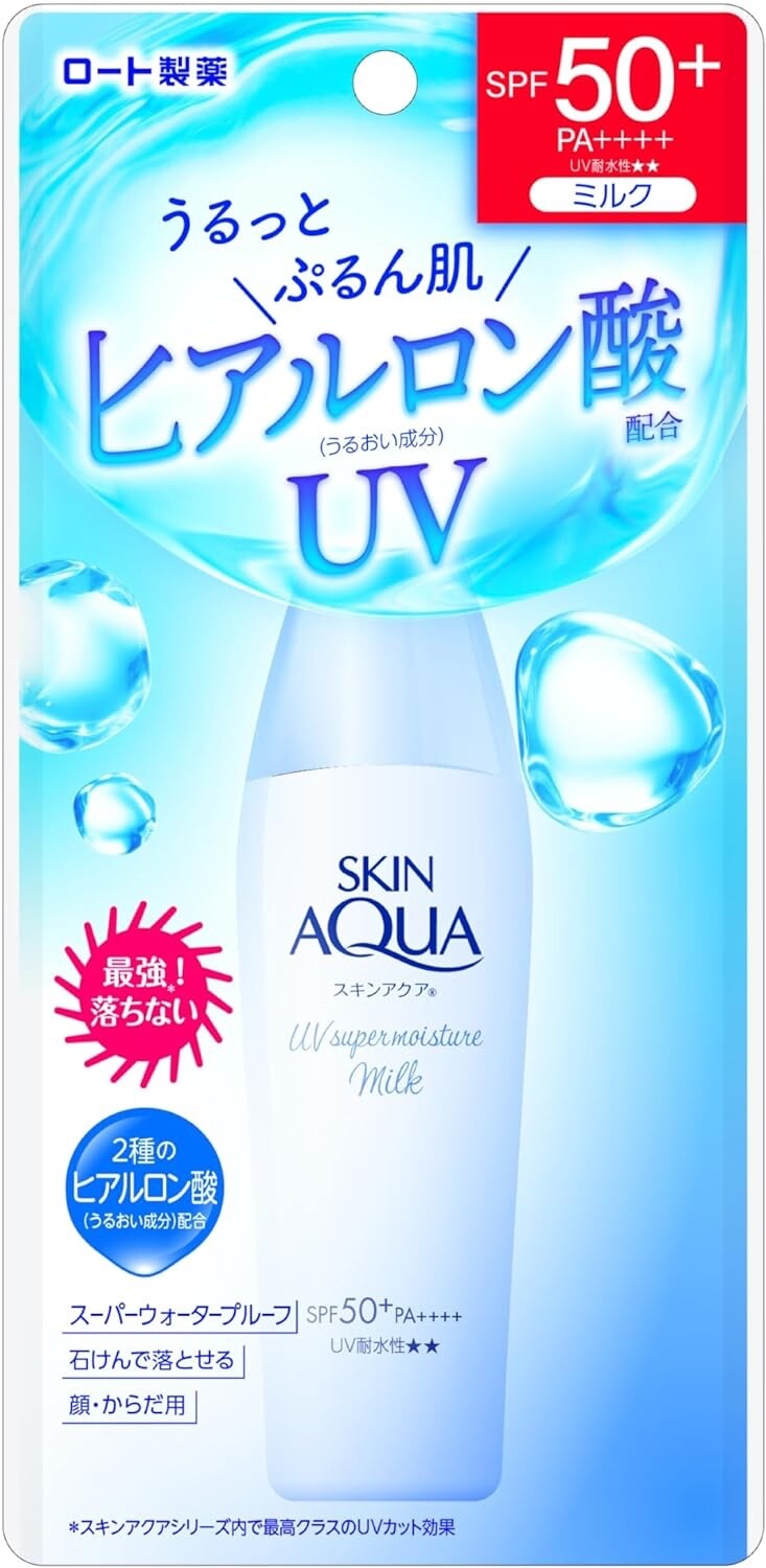 ROHTO SKIN AQUA Super moisture milk 40ml Sunscreen SPF 50+ PA++++