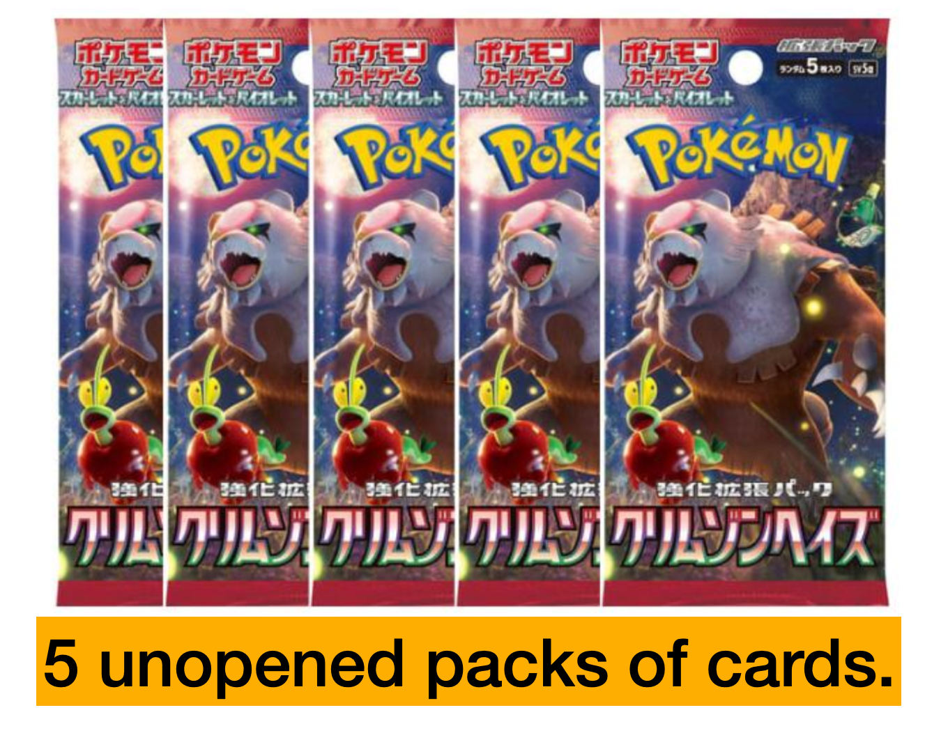 Pokemon Card Booster Box Crimson Haze sv5a Scarlet & Violet Japanese