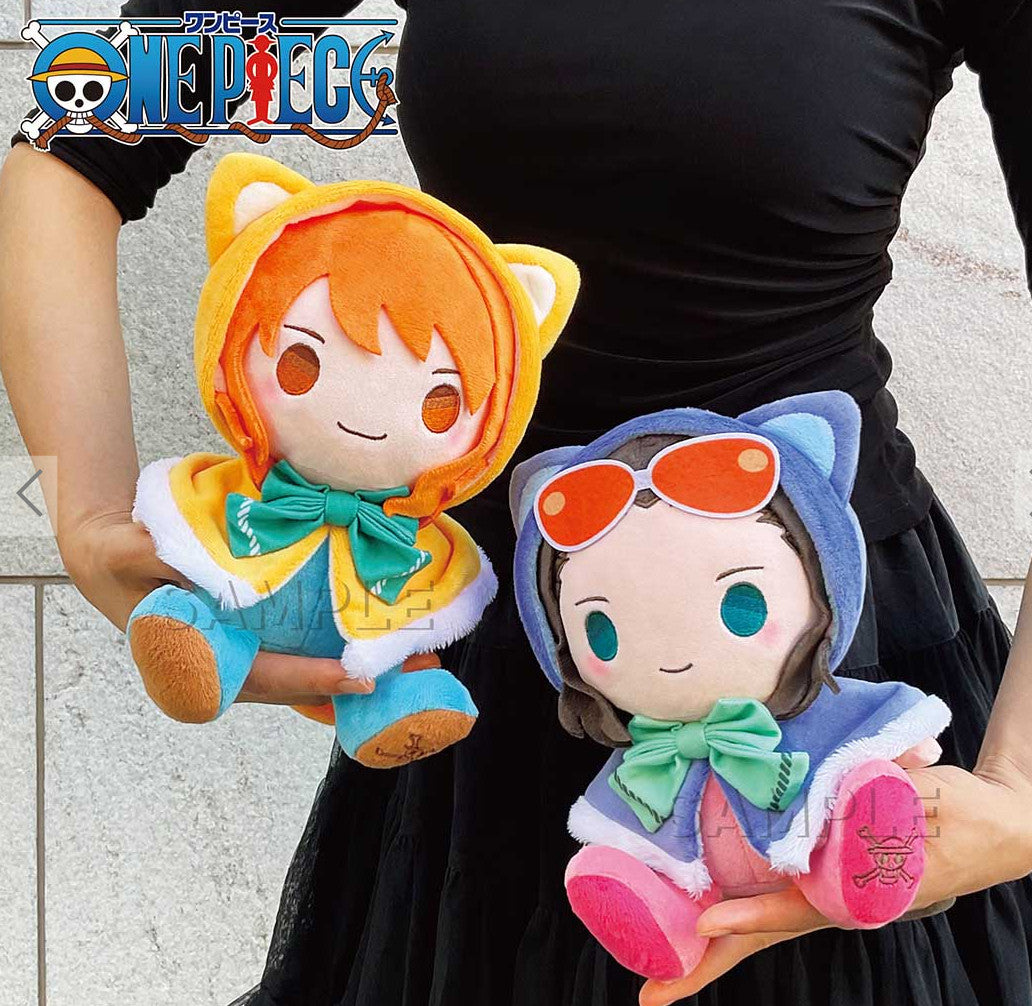 ONE PIECE KemoPon Plush Nami Stuffed Toy Japan Official Anime Figure