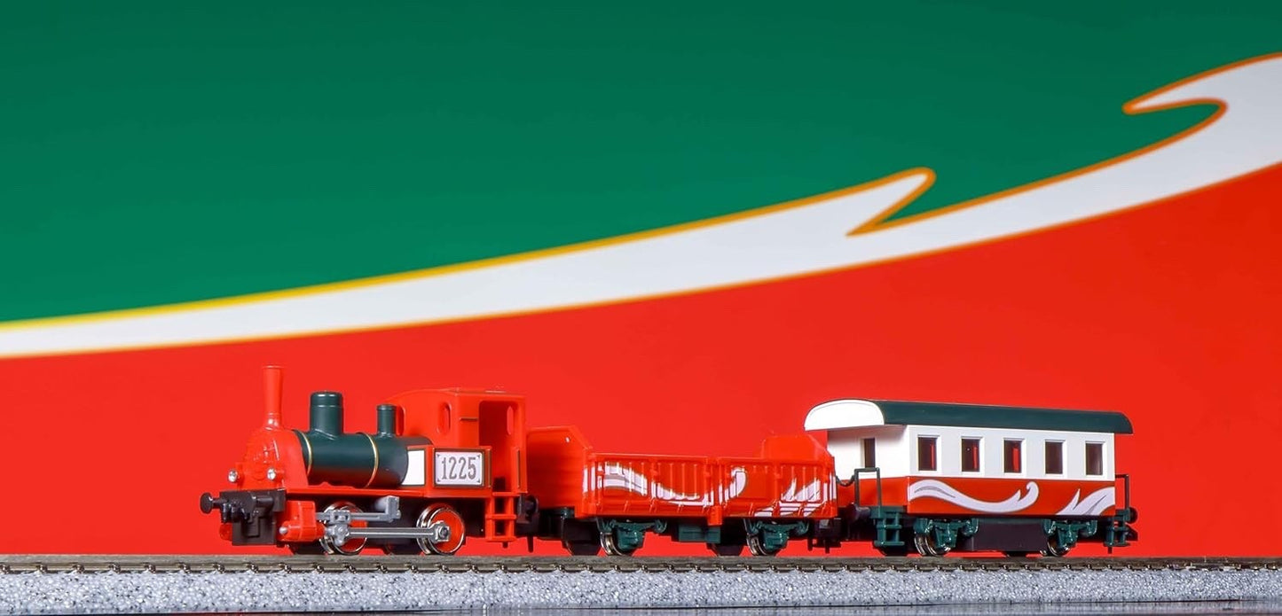 Kato 10-503-3 Chibi-Loco Set Christmas Train Steam Locomotive & Wagons N Scale