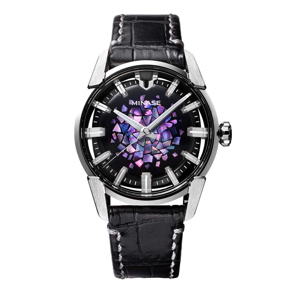 MINASE Divide Urushi Series Rainbow Cloud VM14-LBKKT01-SSD Japan watch