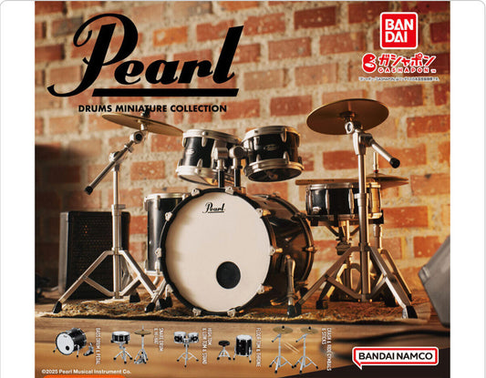 Pearl Drums Miniature Collection All 5 types Figure Capsule toy Gacha