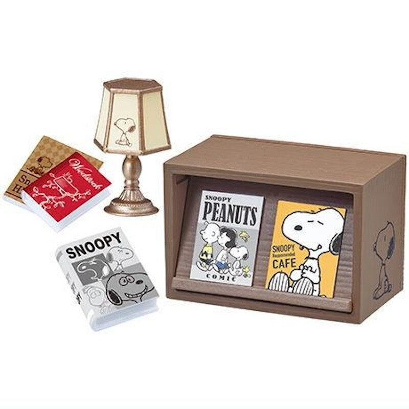 Re-ment PEANUTS Snoopy's BOOK CAFÉ BOX products, 8 types, 8 pieces