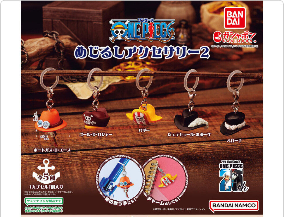 Capsule Toy One Piece Mejirushi accessories