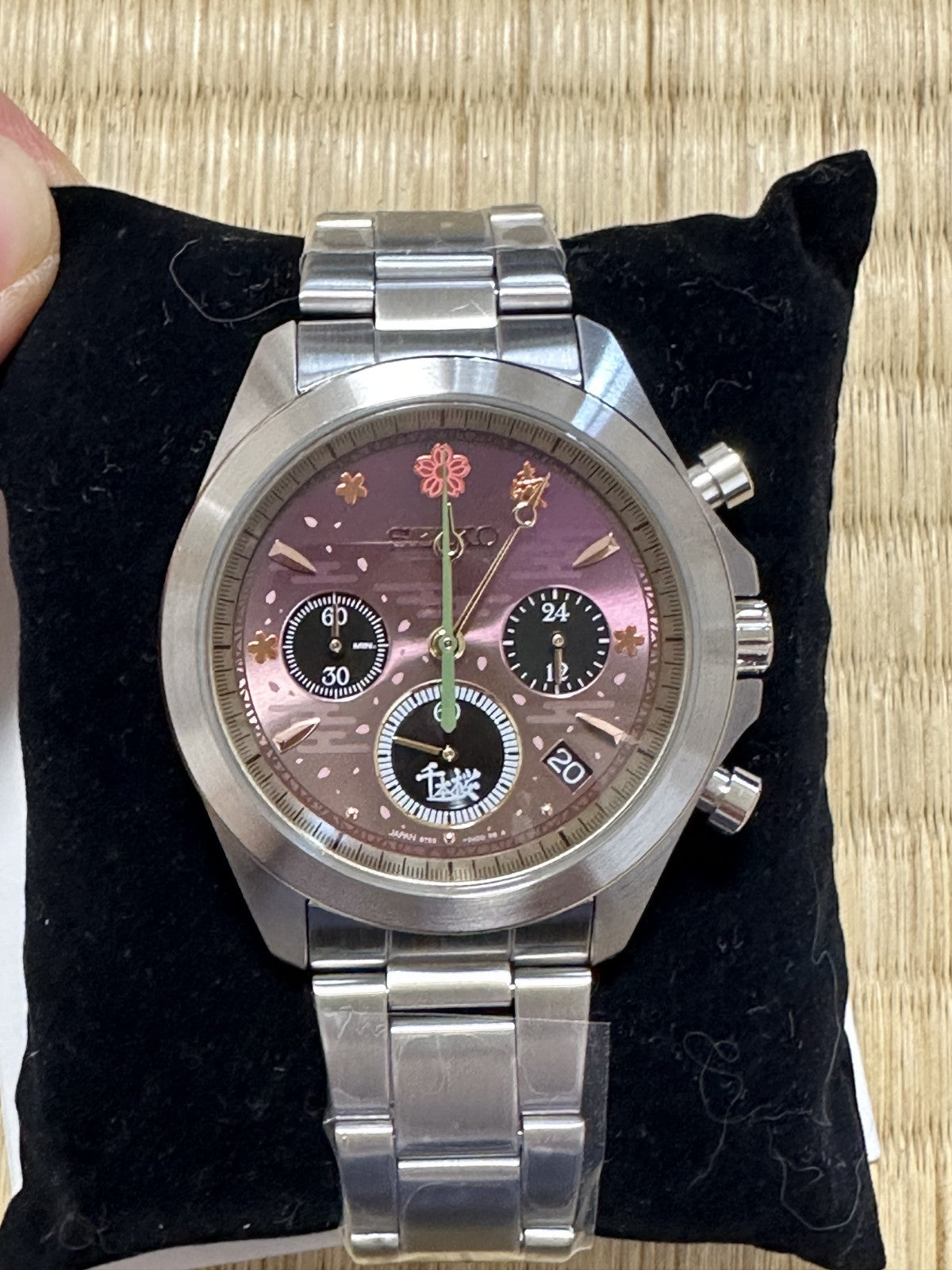 Seiko x Hatsune Miku Senbonzakura collaboration watch with music box