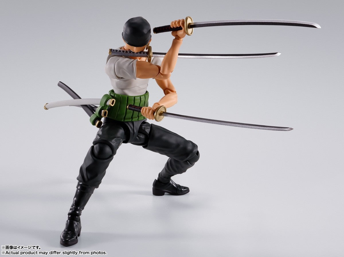 Bandai S.H.Figuarts One Piece Roronoa Zoro Romance Dawn TAMASHII NATIONS New