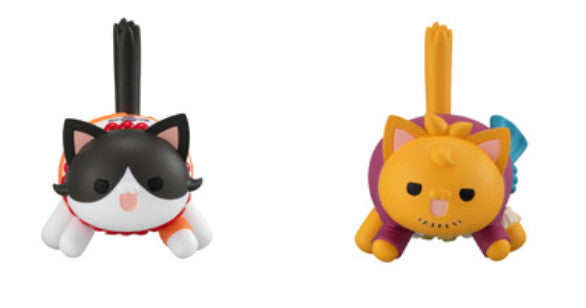 MEGA CAT PROJECT One Piece Ace & Marco Nyan Piece Meow Figure Japan New
