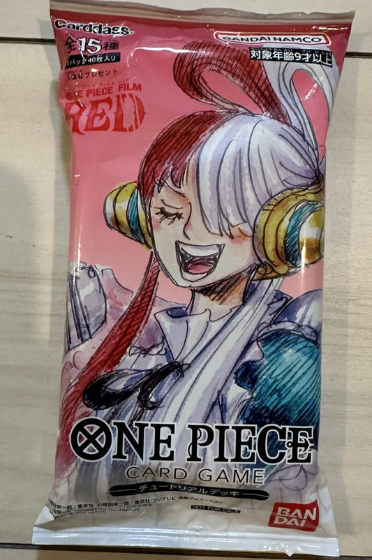 One Piece Card Game Tutorial Deck Film RED Movie Limited Admission Benefit