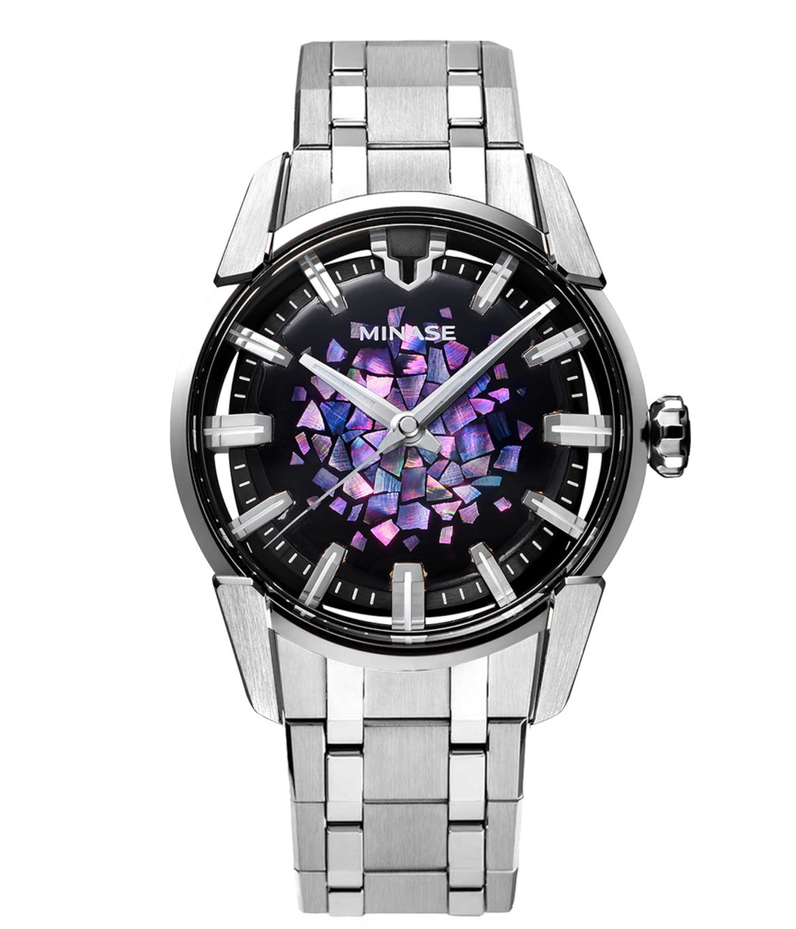 MINASE Divide Urushi Series Rainbow Cloud VM14-M01KT01-SSB Japan watch
