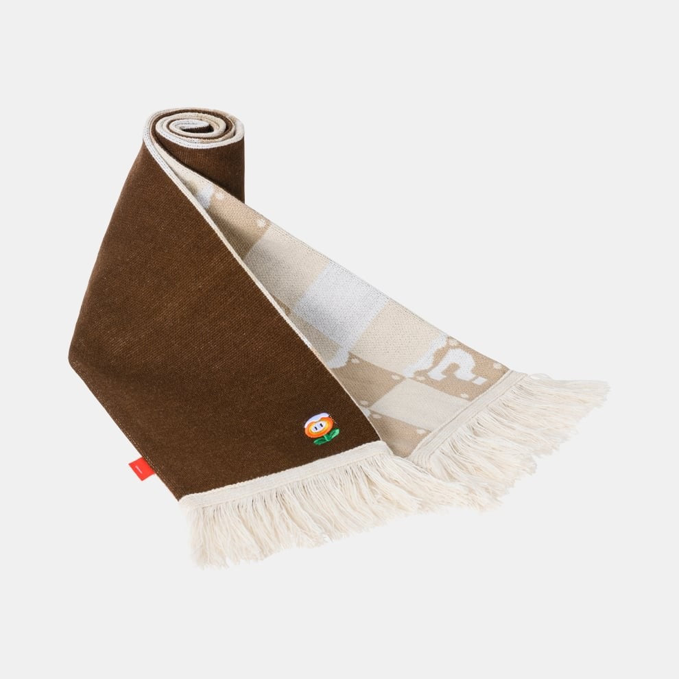 Nintendo Super Mario Winter Collection Knit Scarf Muffler Japan New