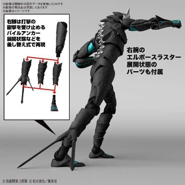 Bandai Spirits S.H.Figuarts Kaiju No. 8 Monster Figure TAMASHII NATIONS