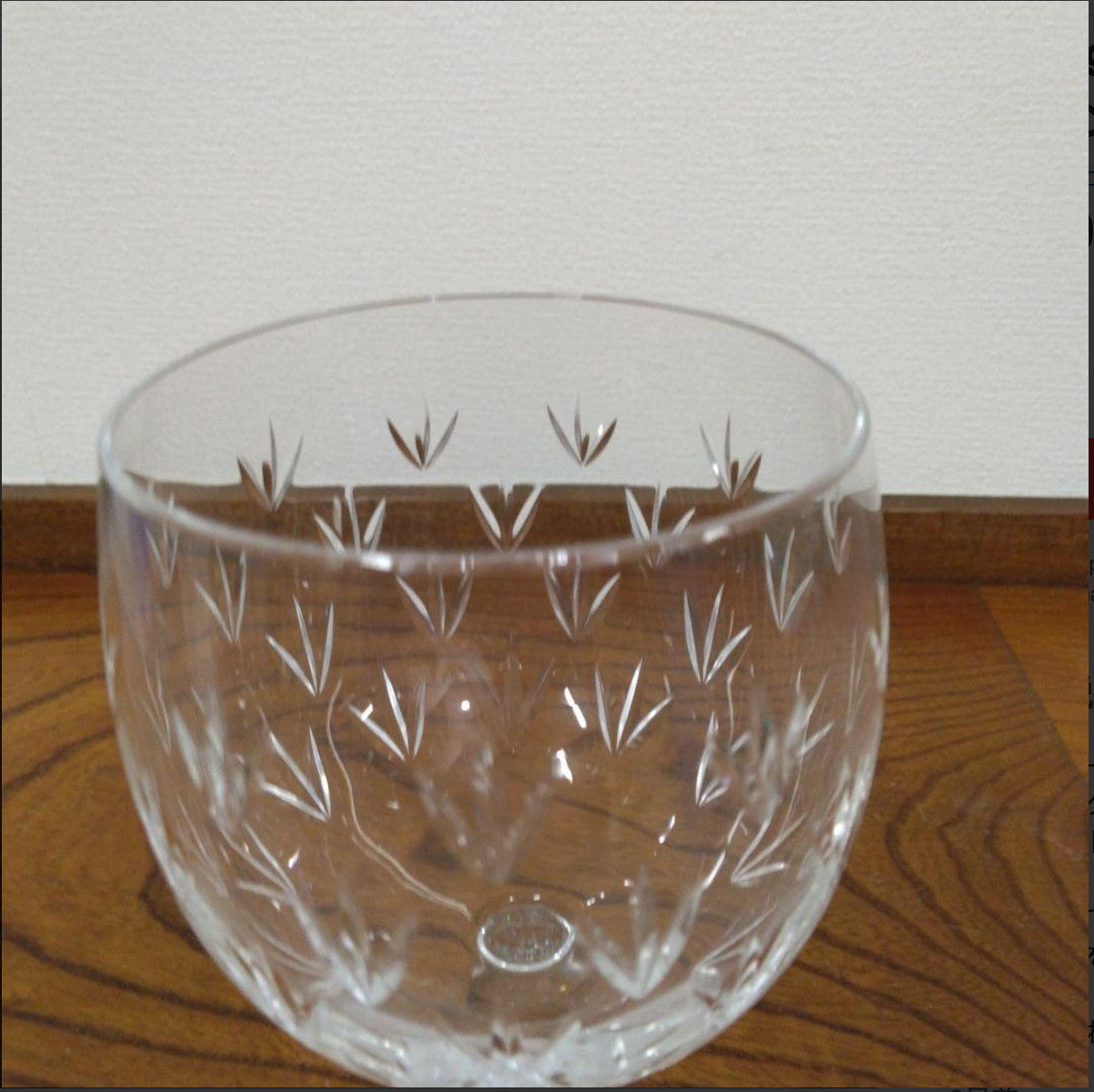 Tiffany & Co Floret Glasses Wine glass pair set with box unused