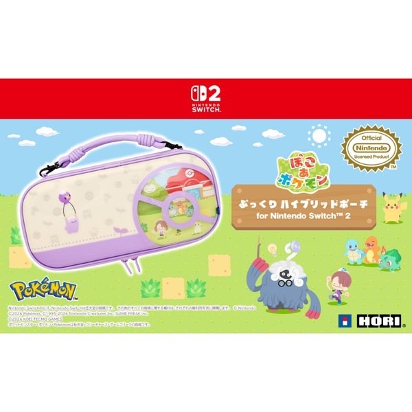 Pre Sale Nintendo Switch 2 Pokemon Ditto Drifloon Hybrid Pouch Case HORI