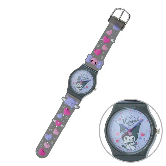 Sanrio Kuromi Women’s Fashion Quartz Rubber Watch - Japan Limited