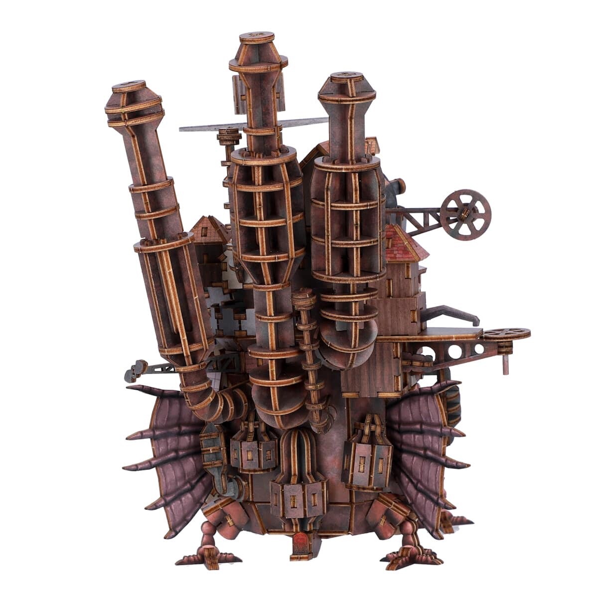 ki-gu-mi Studio Ghibli Howl's Moving Castle Color Version Wooden 3D Puzzle NEW