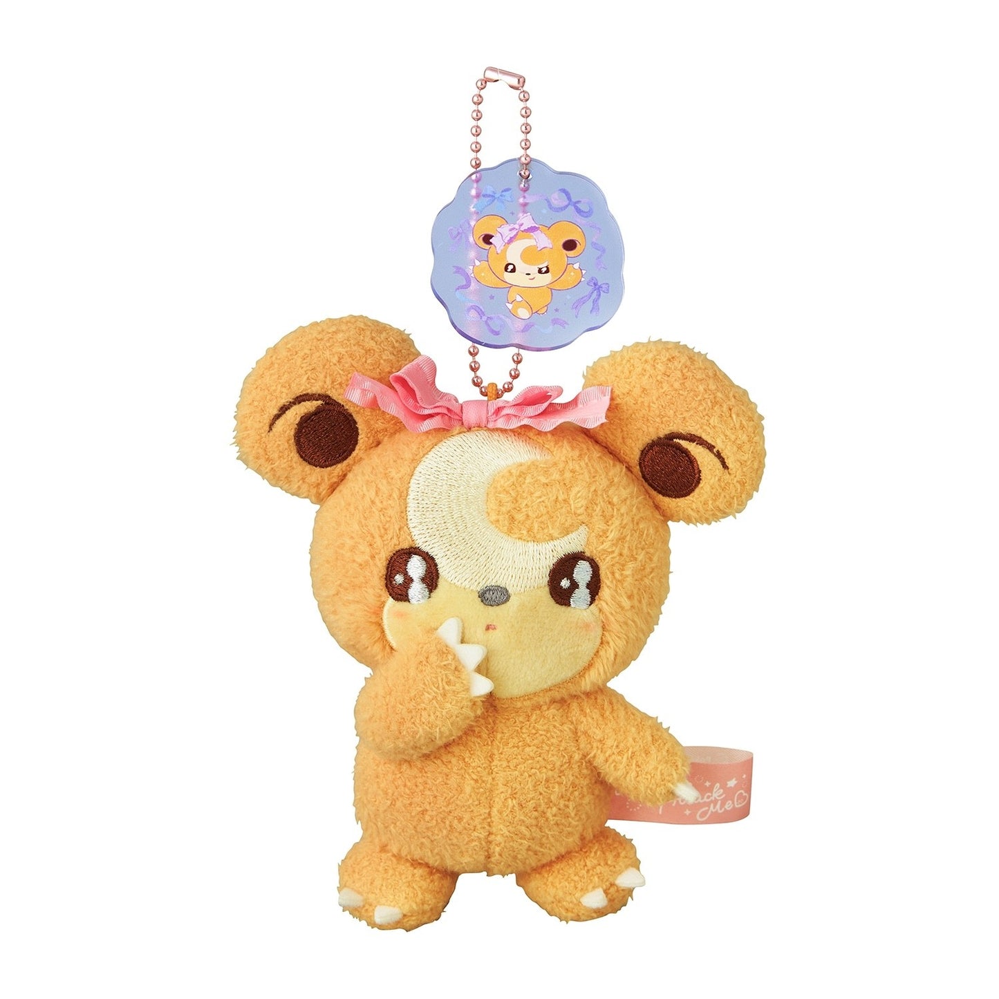 Pokemon Plush Key Chain Teddiursa Don't Attack Me Japan NEW