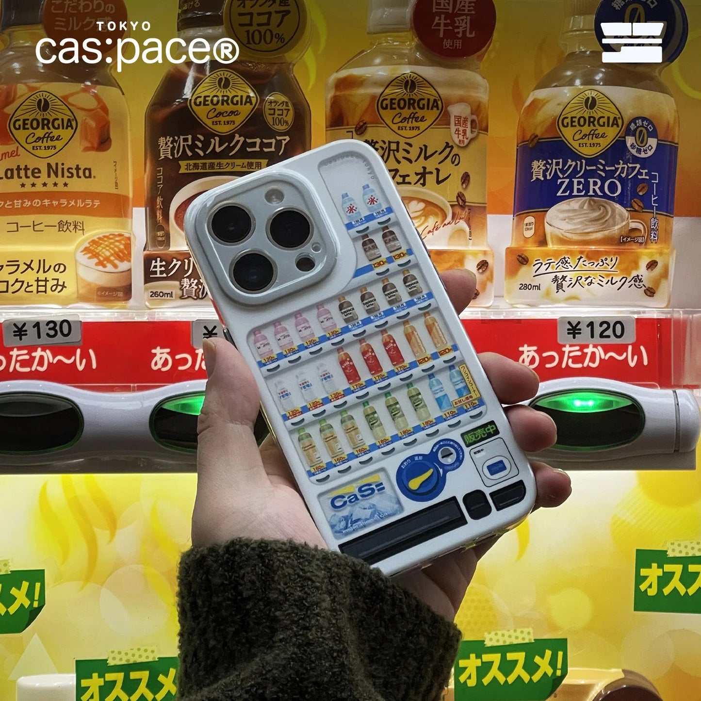 iPhone case for 13 14 15 16 Japan Design vending machine Cas:pace