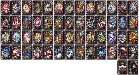 Tenyo Disney Characters Stained Glass Playing Cards / Trump / Rare