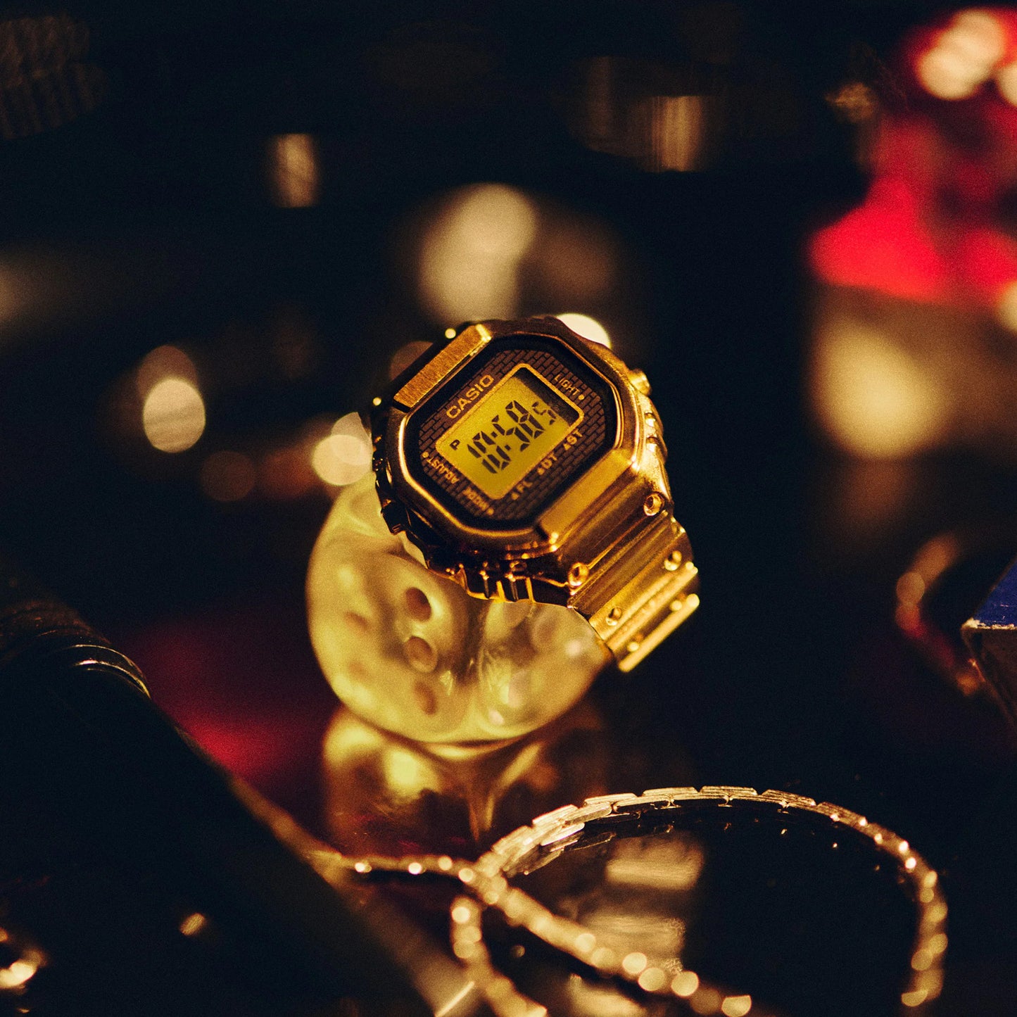 Casio CRW-001G-9JR Ring Watch Gold Limited Edition w/ Size Spacer Japan