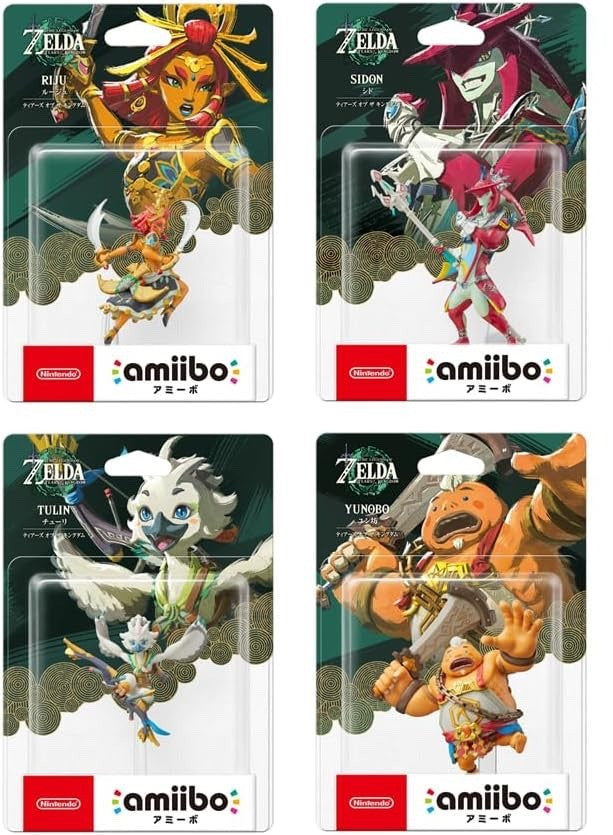 amiibo The Legend of Zelda Tears of the Kingdom Tulin Yunobo Sidon Riju
