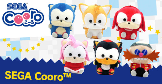 SEGA Cooro Plush Toy Sonic Hedgehog Shadow Tails Amy Knuckles Eggman [Set of 6]