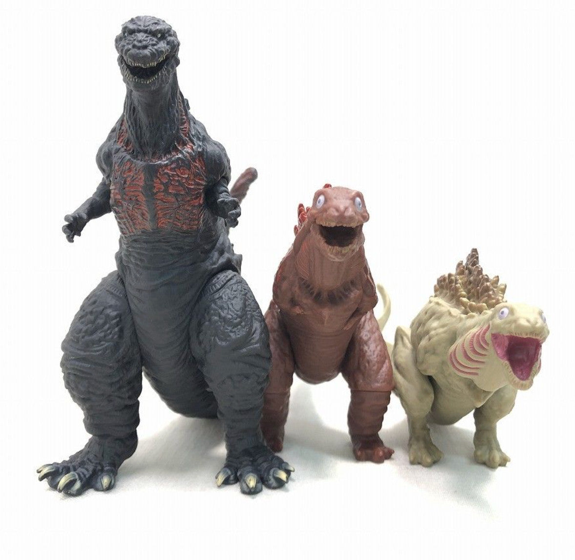 Godzilla Movie Monster Series Shin Godzilla 2016 3 Figure Set Bandai Japan