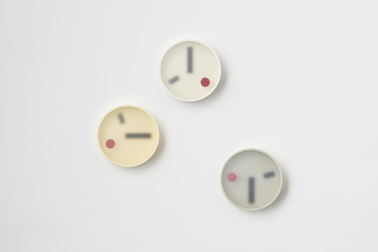 Lemnos Wall Clock kehai KM22-01 3colors 130x55mm New Japan