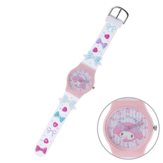 Sanrio My Melody Rubber Watch Cute Character Wristwatch Japan