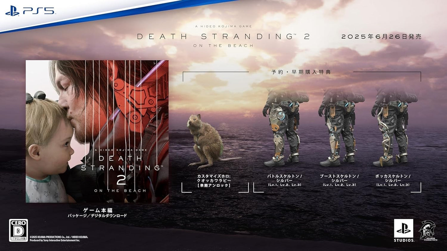 PS5 Death Stranding 2 On The Beach Sony Multilingual Action Adventure Game