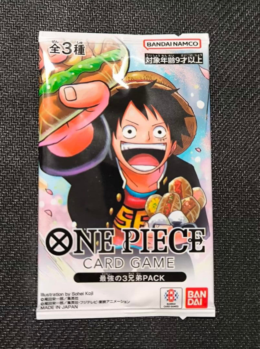 The Strongest Three Brothers PACK P-073 074 075 - ONE PIECE Card Game Japanese