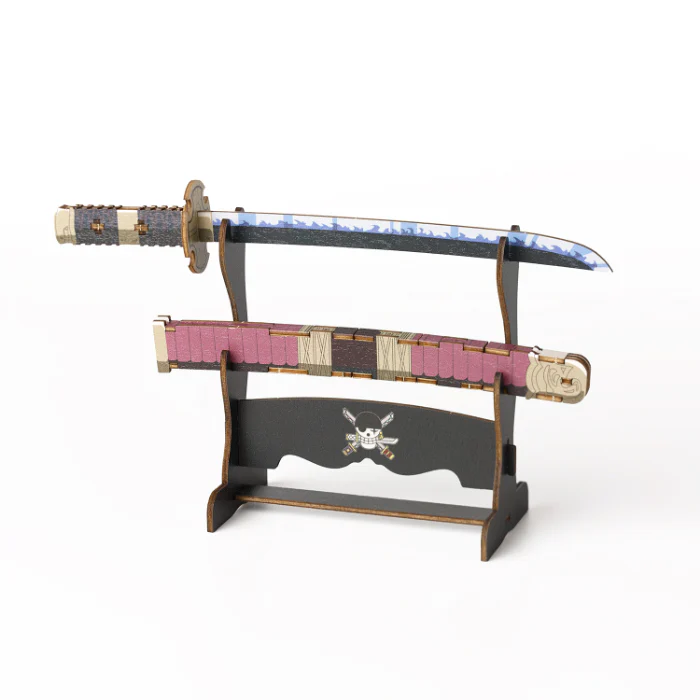 ONE PIECE Roronoa Zoro Swords Set ki-gu-mi Wooden 3D Puzzle from Japan