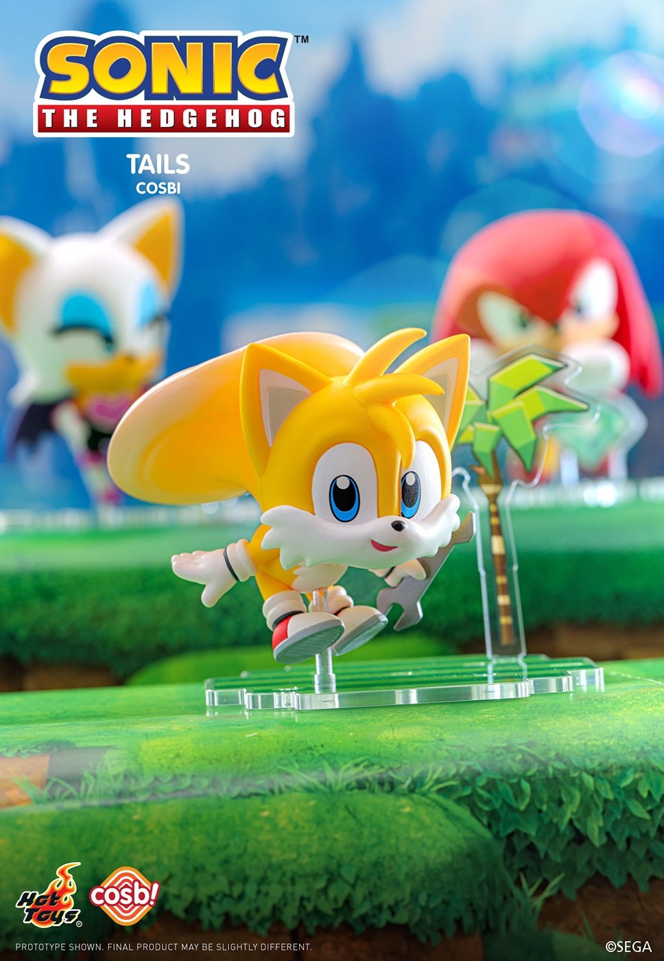 RANDOM-1-pack Hot Toys Cosbi Sonic the Hedgehog figure SEGA Store Tokyo limited