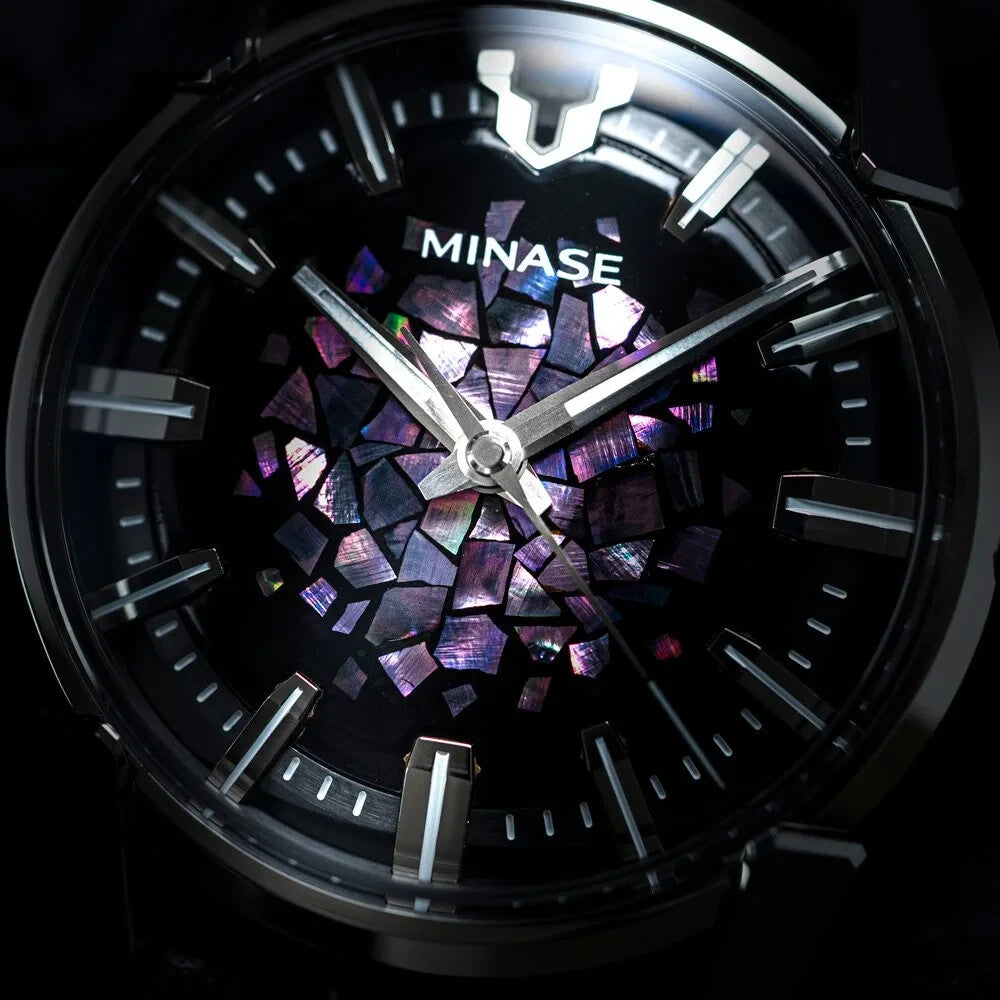 MINASE Divide Urushi Series Rainbow Cloud VM14-LBKKT01-SSD Japan watch