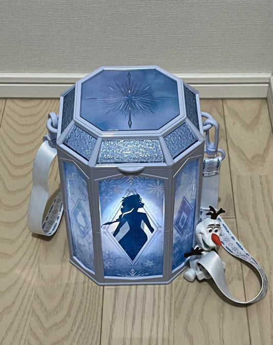 Tokyo Disney Resort Japan Limited Popcorn Bucket Frozen II light Anna Elsa Olaf